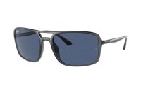 Ray-Ban RB4375 876/80 Sonnenbrille in transparent grey