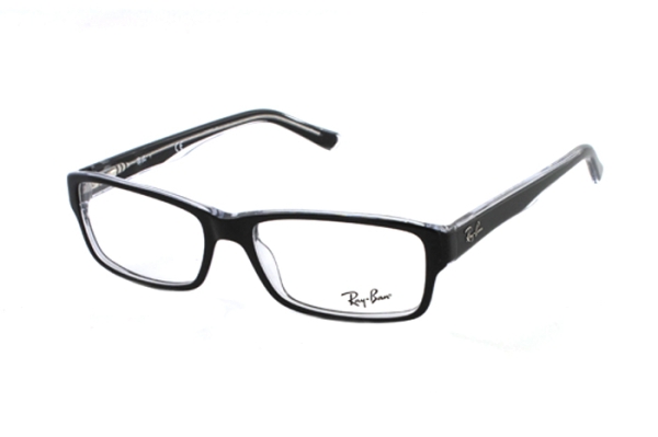 Ray-Ban RX5169 2034 Brille in schwarz/transparent - megabrille