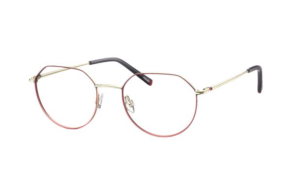 Humphrey's 582326 29 Brille in gold/rot - megabrille