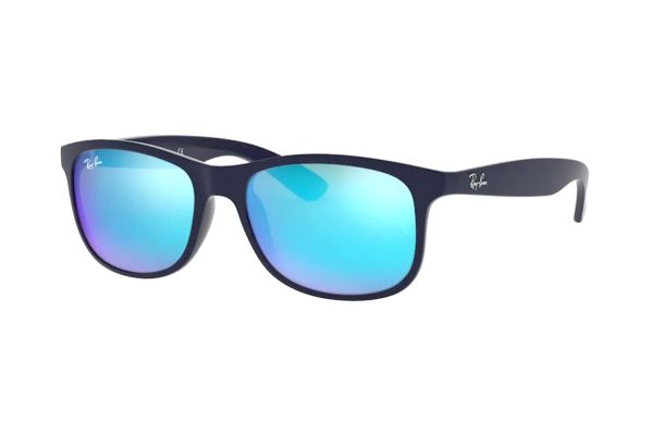 Ray-Ban Andy RB 4202 615355 Sonnenbrille in matte blue on blue - megabrille