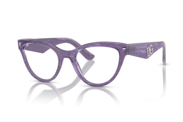 Dolce&Gabbana DG3372 3407 Brille in fleur purple - megabrille