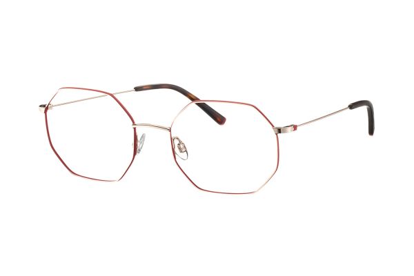 Humphrey's 582319 25 Brille in gold/rot - megabrille