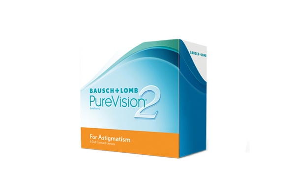 Bausch & Lomb PureVision 2 HD for Astigmatism 6er Box weiche Monatslinsen für Astigmatismus - megabrille