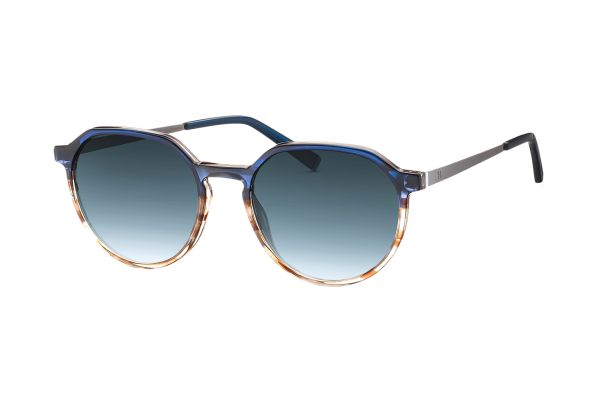 Humphrey's 585288 76 Sonnenbrille in blau/havanna - megabrille