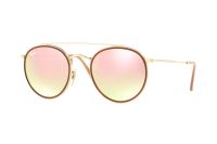 Ray-Ban RB3647N 001/7O Sonnenbrille in gold