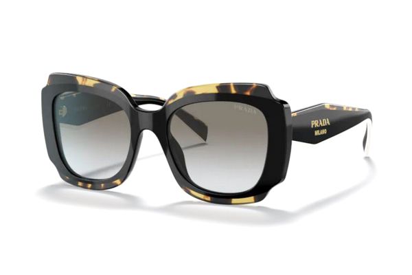 Prada PR16YS 01M0A7 Sonnenbrille in schwarz/havana - megabrille