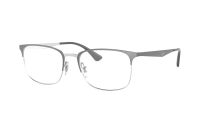 Ray-Ban RX6421 3004 Brille in silver on top grey