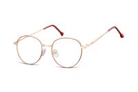 Megabrille Modell 912F Brille in gold+rot