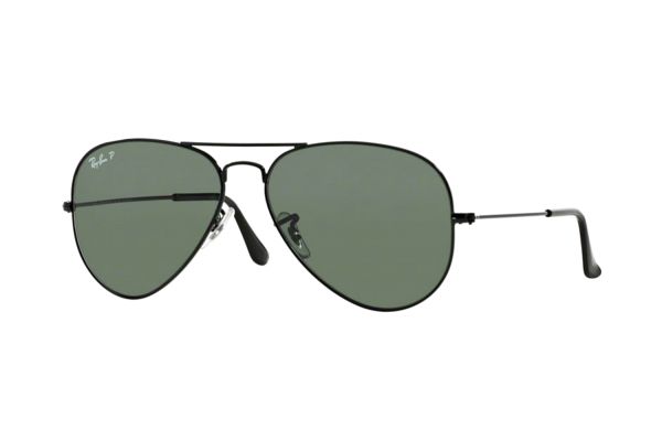 Ray-Ban Aviator Large Metal RB 3025 002/58 Sonnenbrille in black - megabrille