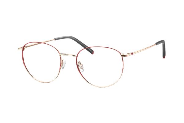 Humphrey's 582327 25 Brille in gold/rot - megabrille
