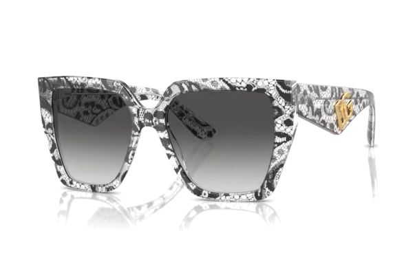 Dolce&Gabbana DG4438 32878G Sonnenbrille in schwarz lace schwarz - megabrille