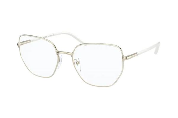Prada PR60WV 2821O1 Brille in ivory/pale gold - megabrille
