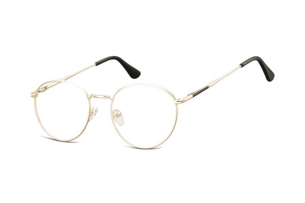 Megabrille Modell 901F Brille in gold - megabrille