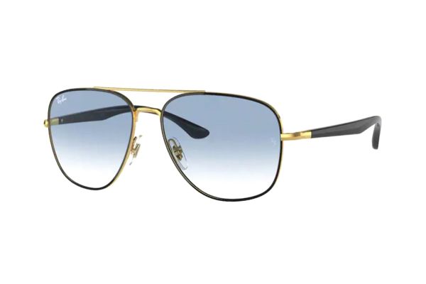 Ray-Ban RB 3683 90003F Sonnenbrille in black on arista - megabrille