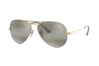 Ray-Ban Aviator Large Metal RB 3025 9154AH Sonnenbrille in gold on top matte grey - megabrille