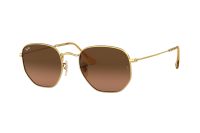 Ray-Ban Hexagonal RB3548N 912443 Sonnenbrille in gold