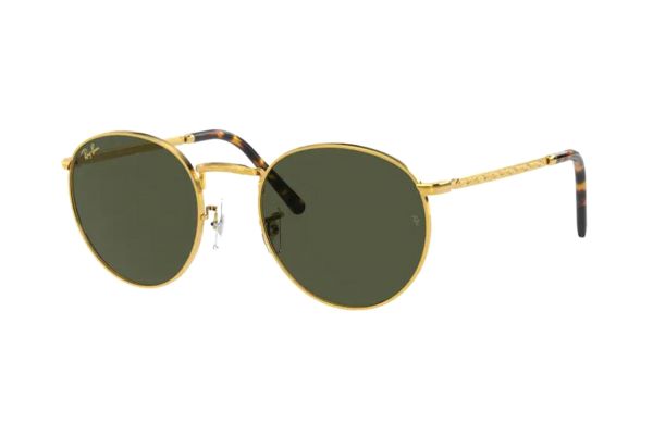 Ray-Ban New Round RB 3637 919631 Sonnenbrille in legend gold - megabrille