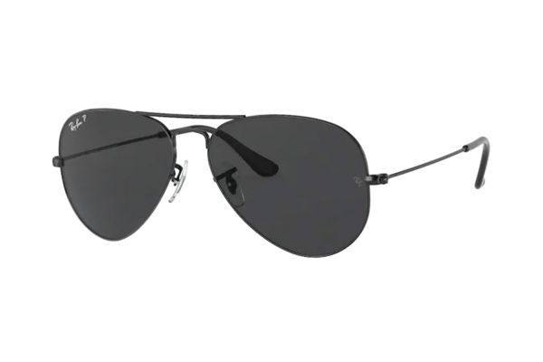 Ray-Ban Aviator Large Metal RB 3025 002/48 Sonnenbrille in black - megabrille