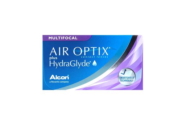 Alcon AIR OPTIX plus HydraGlyde MULTIFOCAL 3er Box - Monatslinsen - megabrille