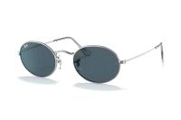 Ray-Ban Oval RB3547 003/R5 Sonnenbrille in silber