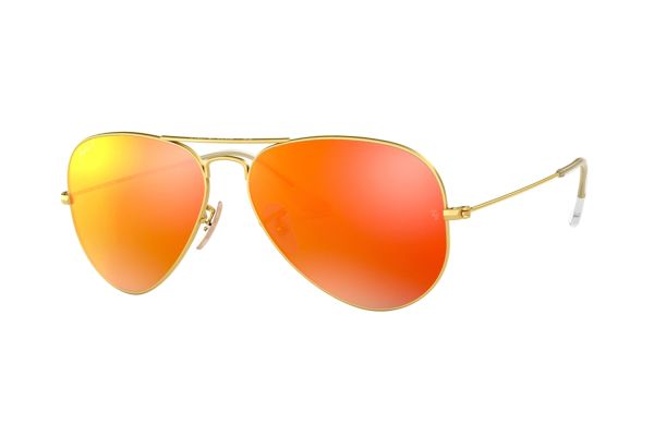Ray-Ban Aviator Large Metal RB 3025 112/4D Sonnenbrille in matte gold - megabrille
