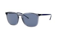 Ray-Ban RB4387 639980 Sonnenbrille in transparent blue