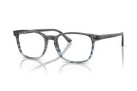 Ray-Ban RX5418 8254 Brille in grau gestreift & blau