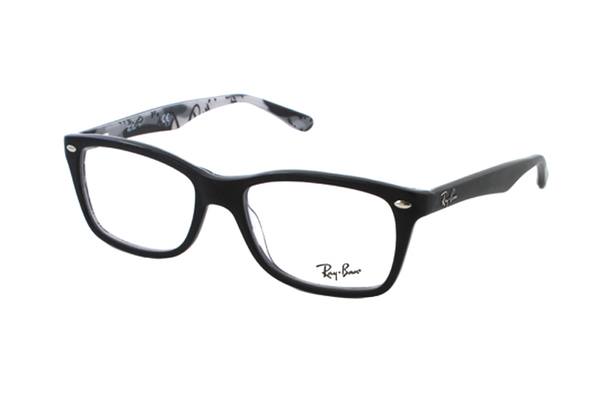 Ray-Ban RX 5228 5405 Brille in black - megabrille