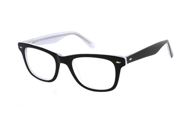 Megabrille Modell A101B in schwarz/weiß - megabrille