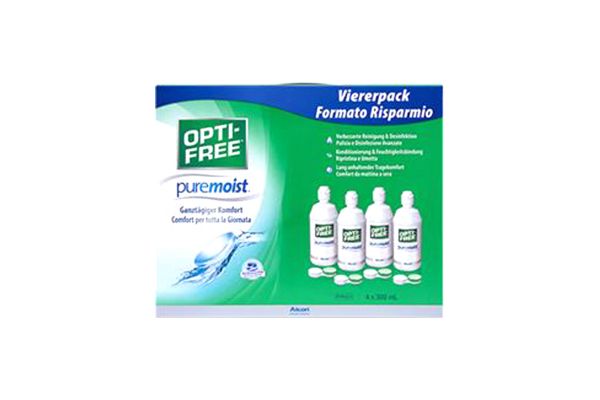 Alcon OPTI-FREE PureMoist 4x 300ml - Pflegemittel - megabrille