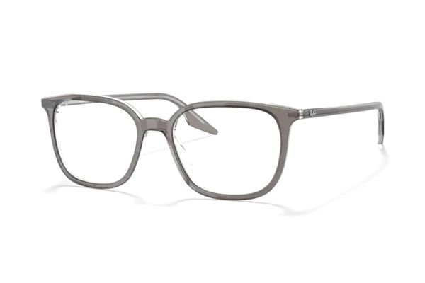 Ray-Ban RX5406 8111 Brille in grey on transparent - megabrille