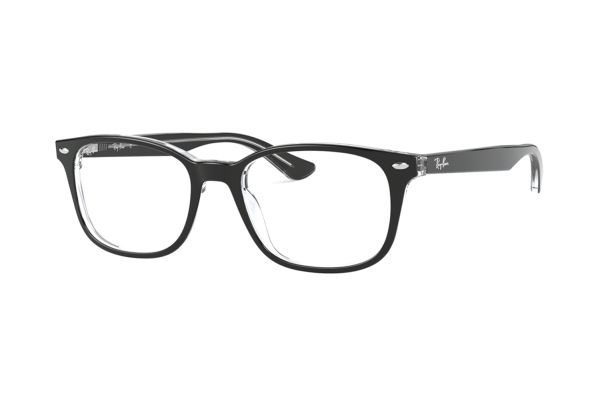 Ray-Ban RX5375 2034 Brille in top black on transparent - megabrille
