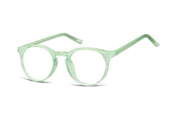 Megabrille Modell CP123B Brille in transparent grün - megabrille